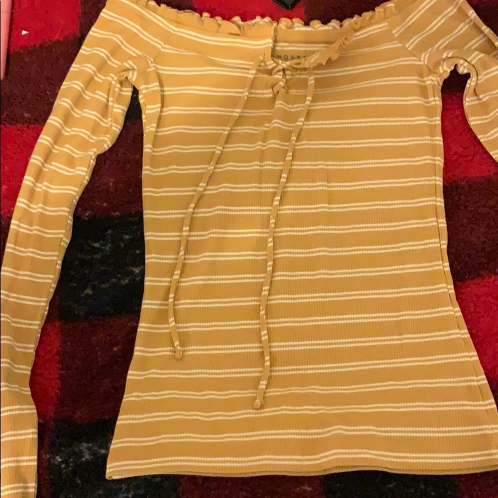 Ribbed Tie Up Top